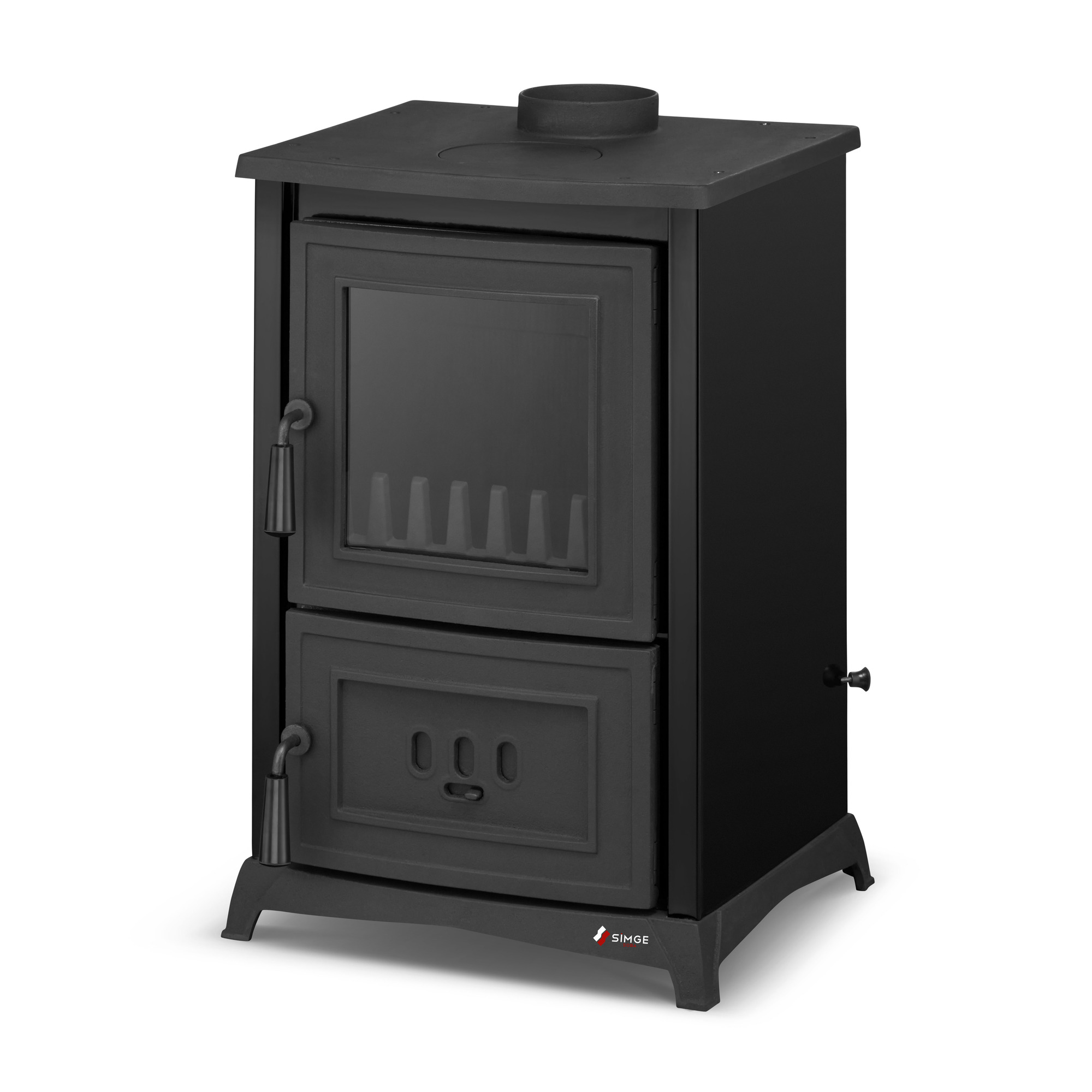 -1- 902 GINE wood stove black