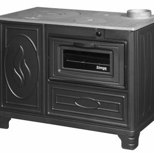 -1- 203 wood stove matte black